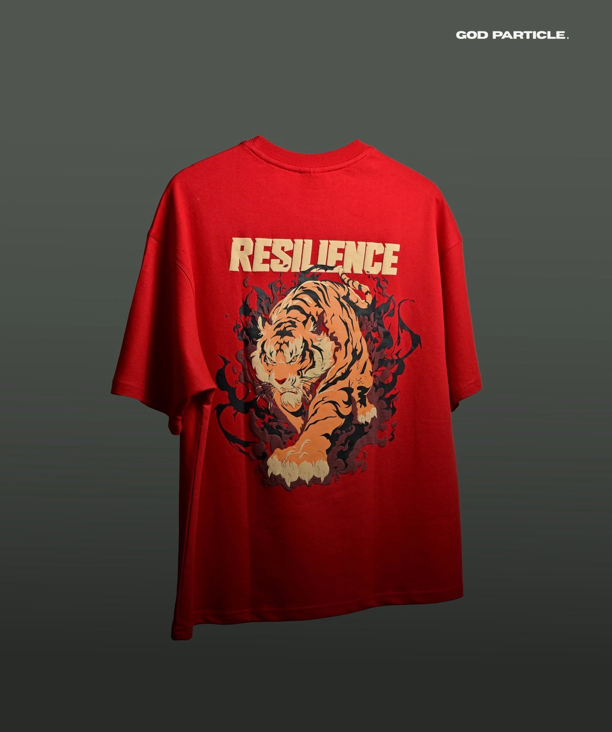 Resilience –  Tiger Boxy Fit Cotton T-Shirt