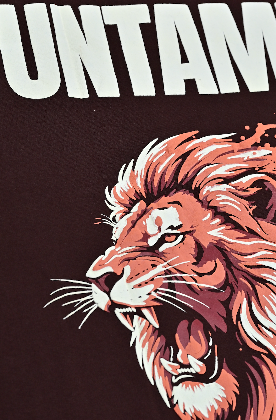 Untamed – Lion Boxy Fit Cotton T-Shirt